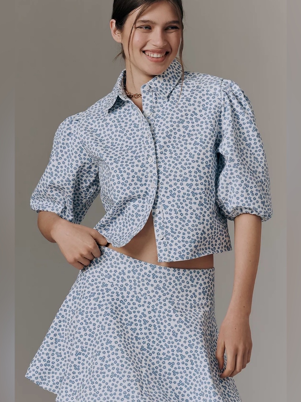 Anthropologie Maeve Bubble Mini Skirt 
Women’s Size: S - Picture 3 of 11